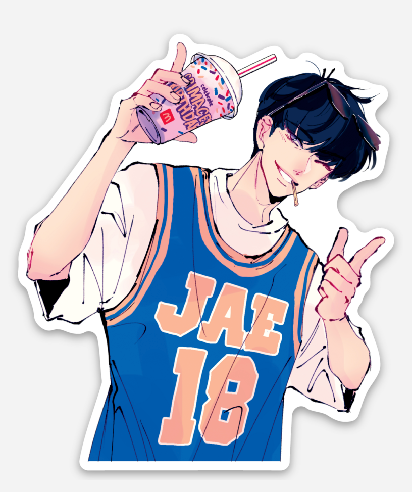 HL Jae Grimace Shake Sticker