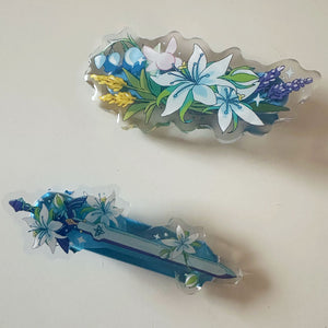 BotW Master Sword & Flora Hairclips