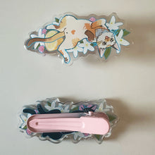 Load image into Gallery viewer, Kimbap &amp; Tuna (HL cats) Hairclips