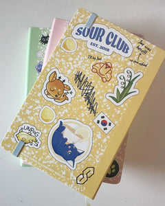 Honey Lemon Leatherette Notebook