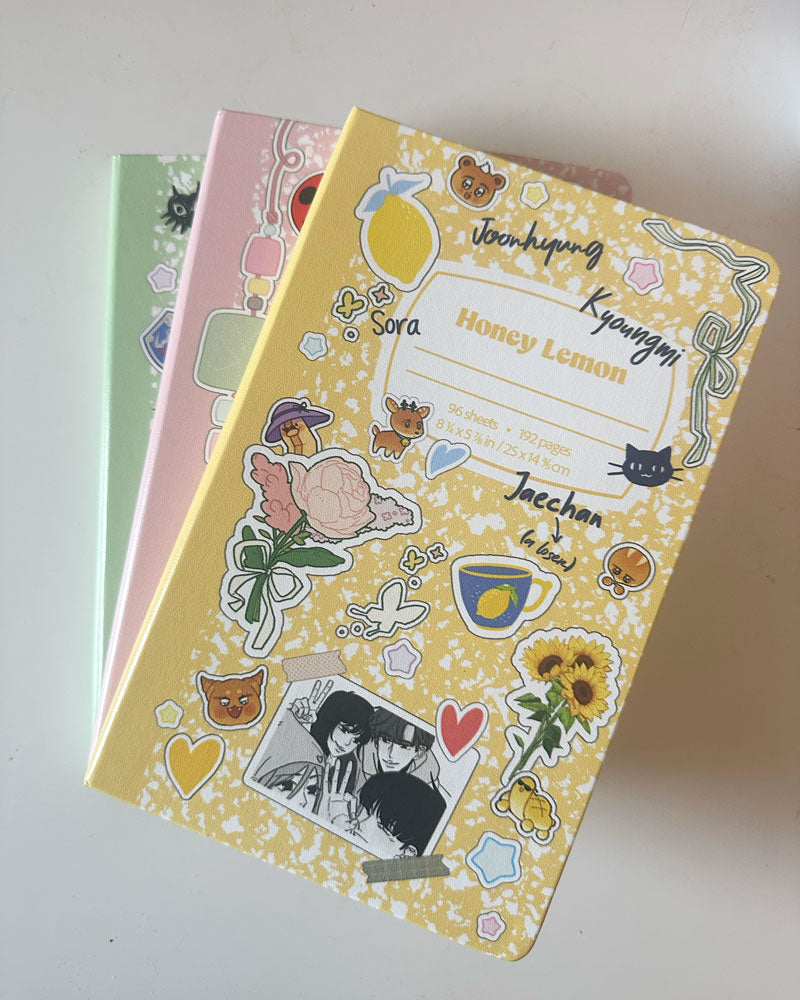 Honey Lemon Leatherette Notebook