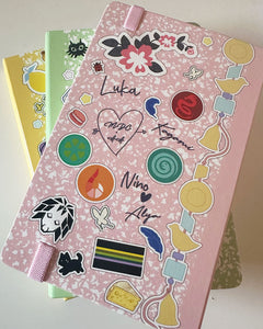 Collège Françoise Dupont Leatherette Notebook