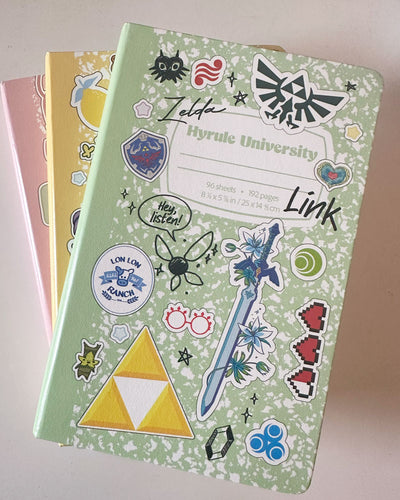 Hyrule University Leatherette Notebook