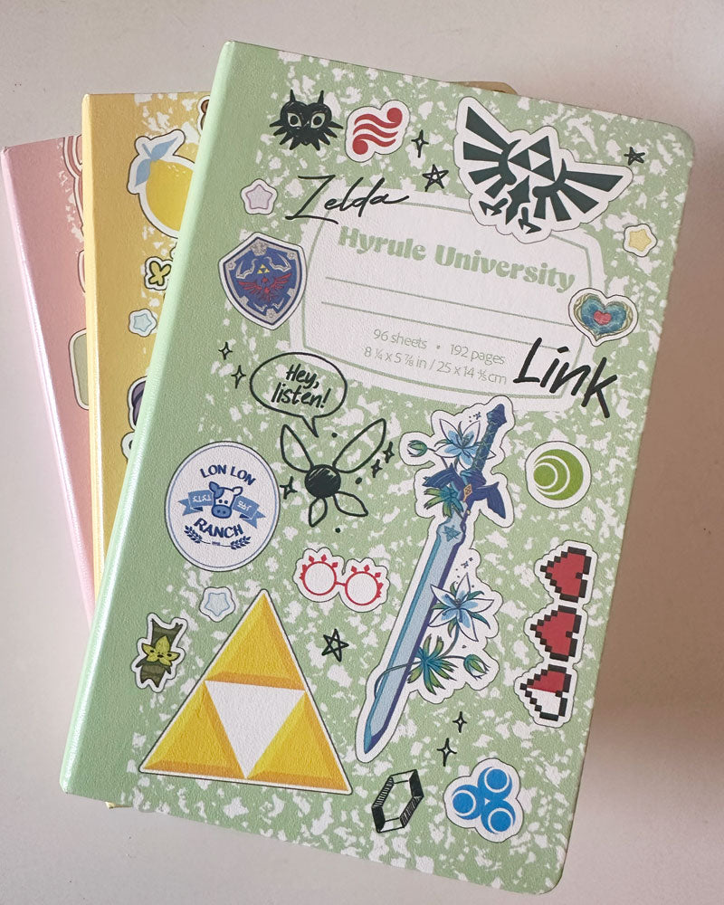 Hyrule University Leatherette Notebook