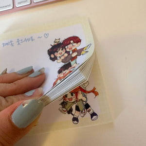 Adrinette Heart Memo Pad